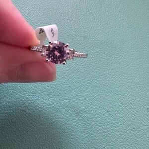 Fragrant Jewels Pink and Silver size 9 ring NWT